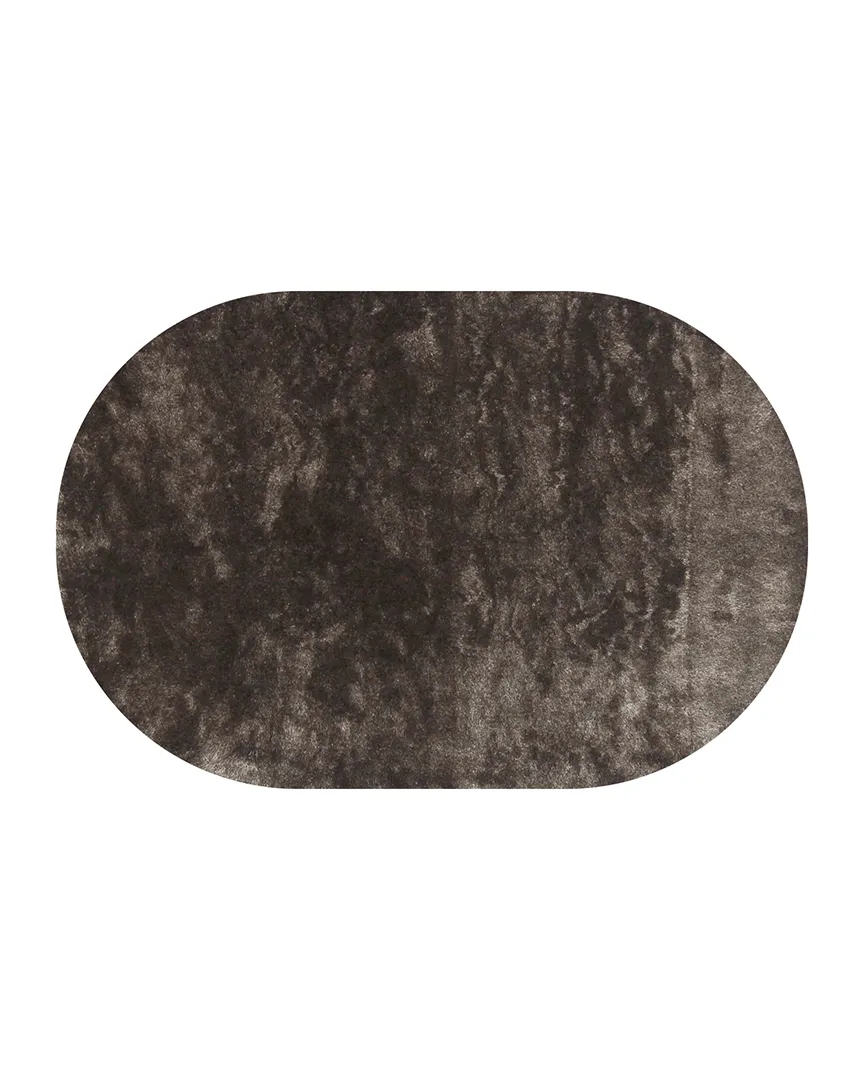Teppich Leya braun 160 x 230 cm oval