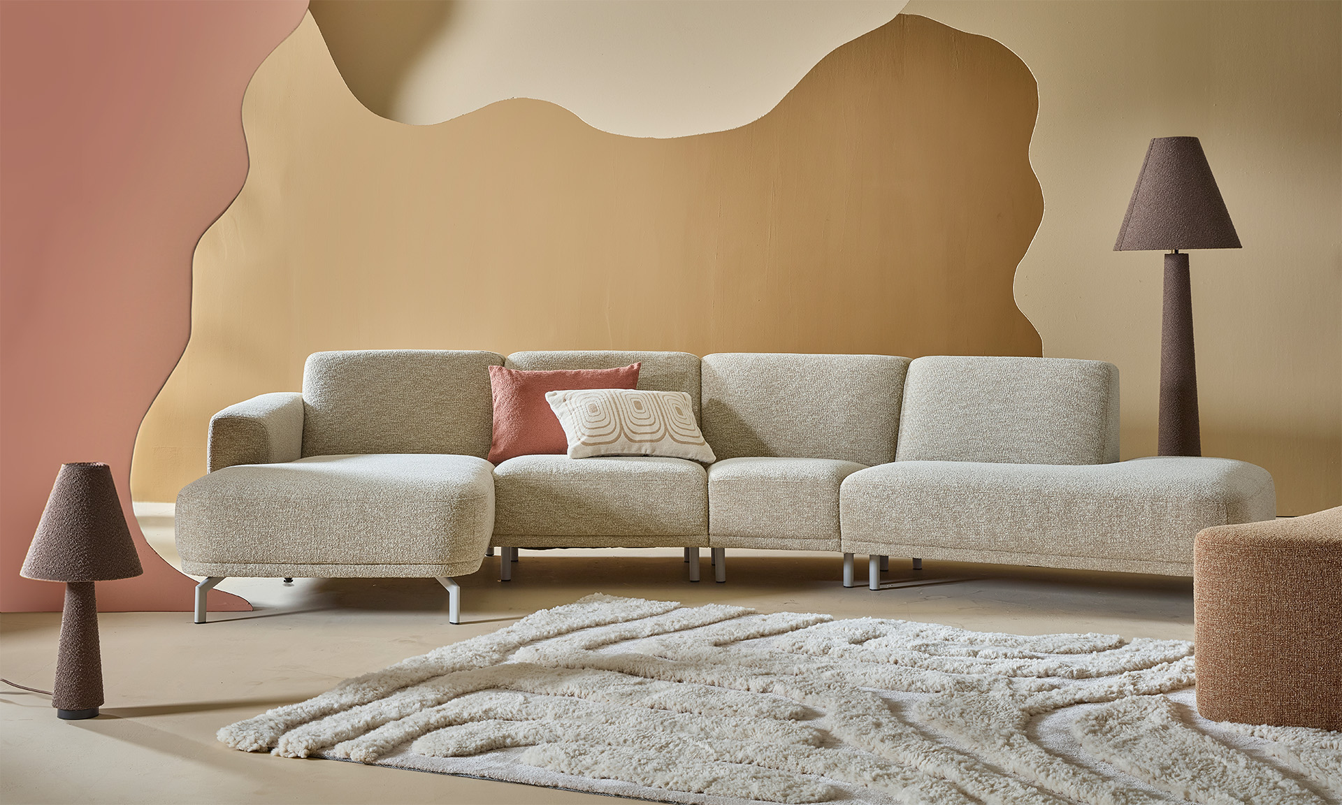 Eckkombination Mia Beige