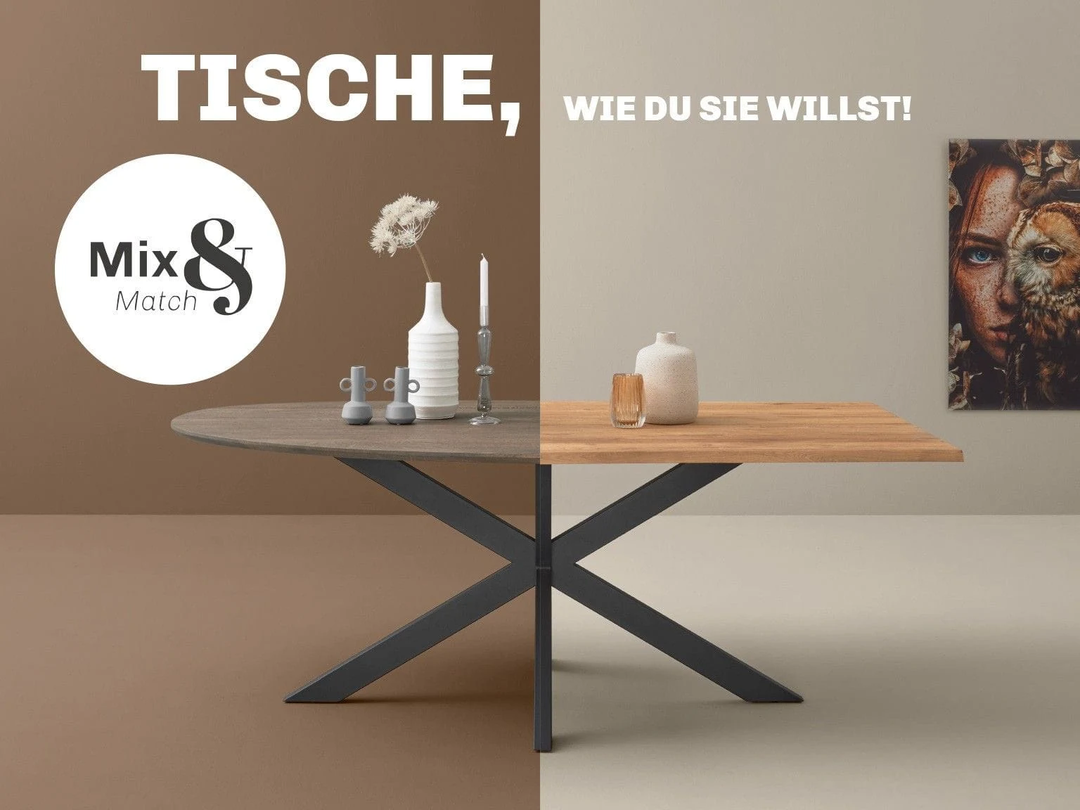 Tische, wie du sie willst