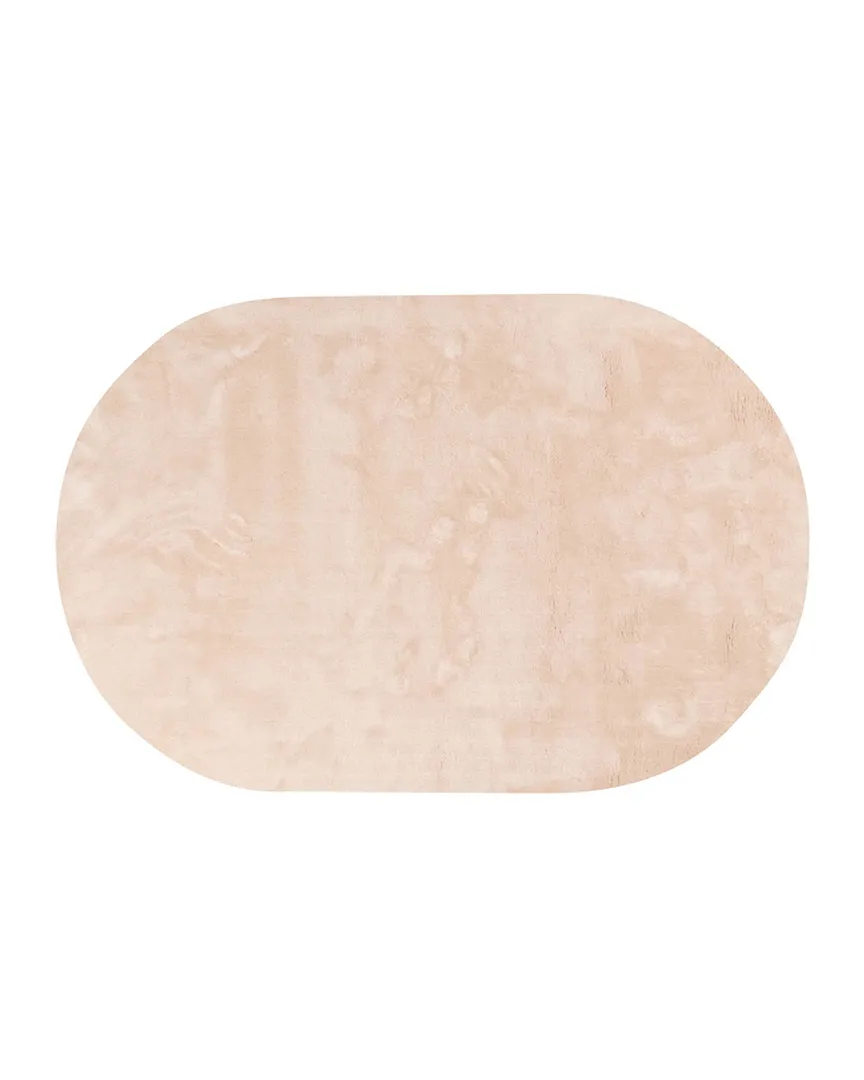 Teppich Cowan weiß 130 x 190 cm oval