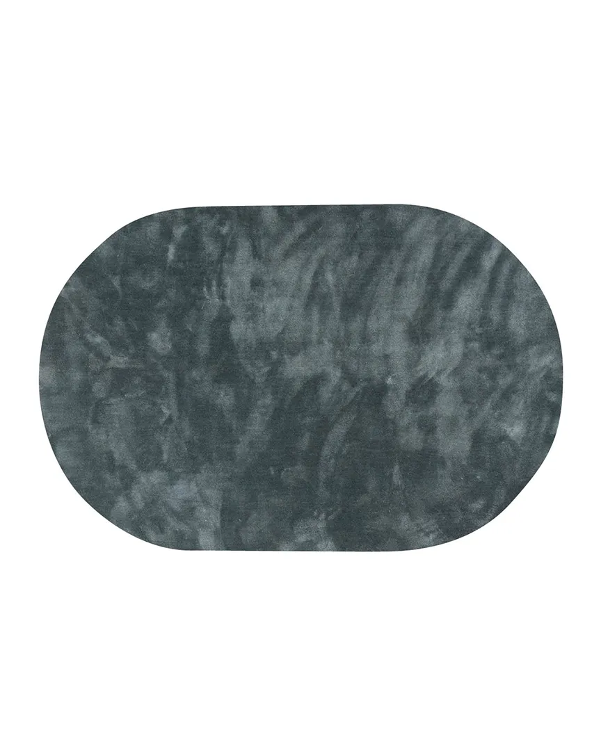 Teppich Cowan blau 160 x 230 cm oval