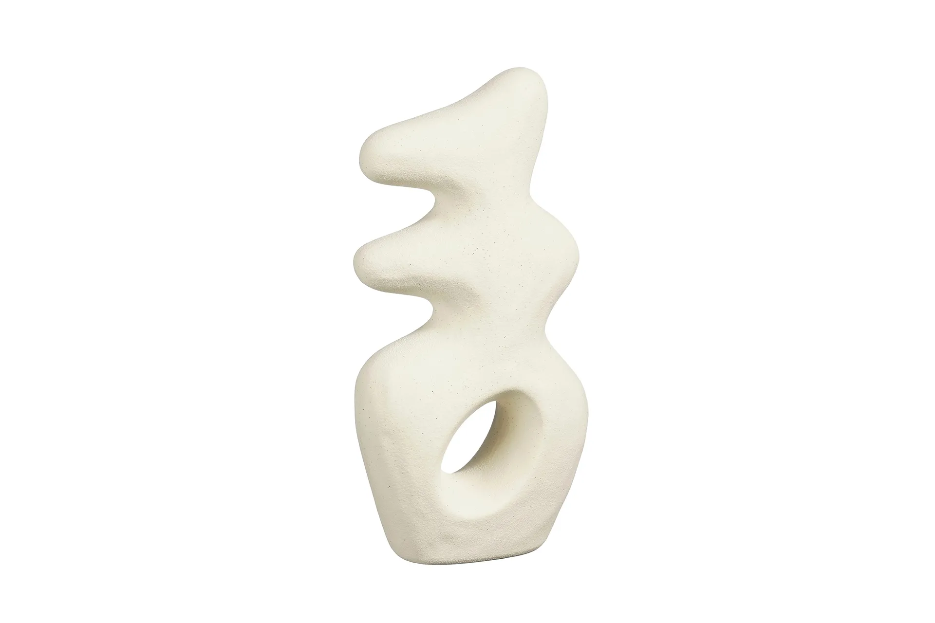 Dekoobjekt Parma Weiß 6,5 x 13,5 cm
