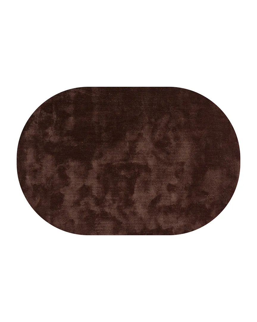 Teppich Cowan braun 200 x 290 cm oval