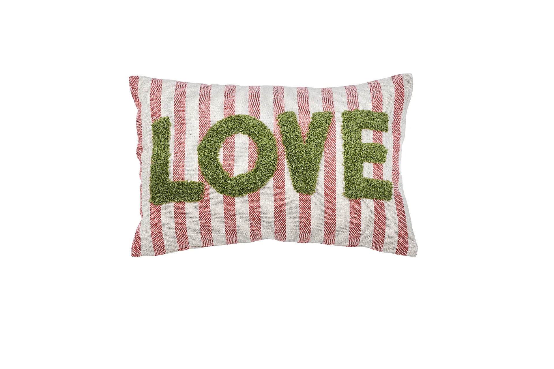 Kissen Stripe Love bunt, mehrfarbig 40 x 60 cm