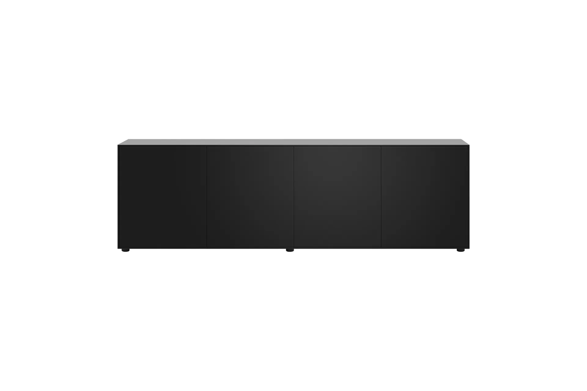 Sideboard Moiano Schwarz 200 x 60 cm