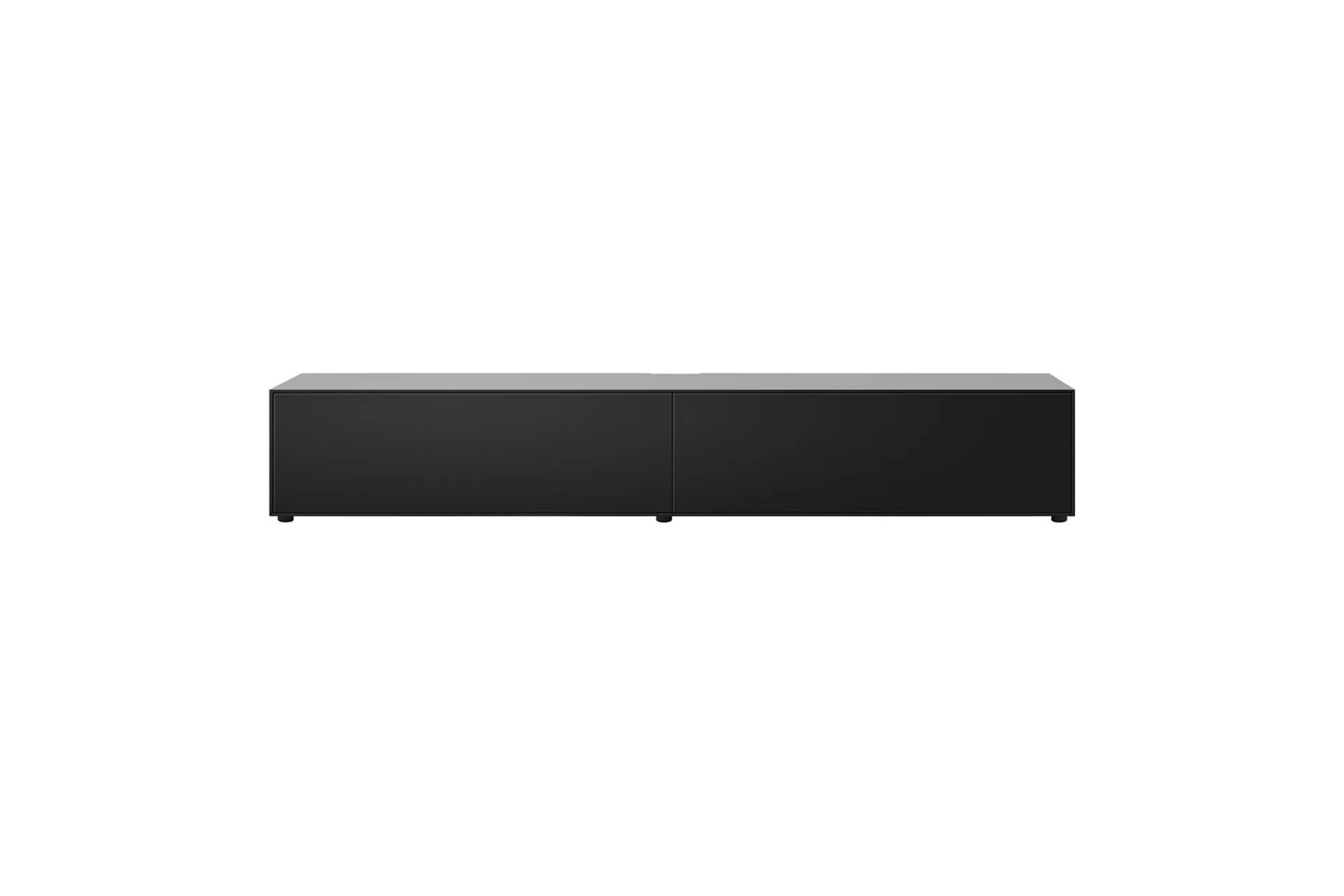 TV-Bank Moiano Schwarz 240 x 37 cm