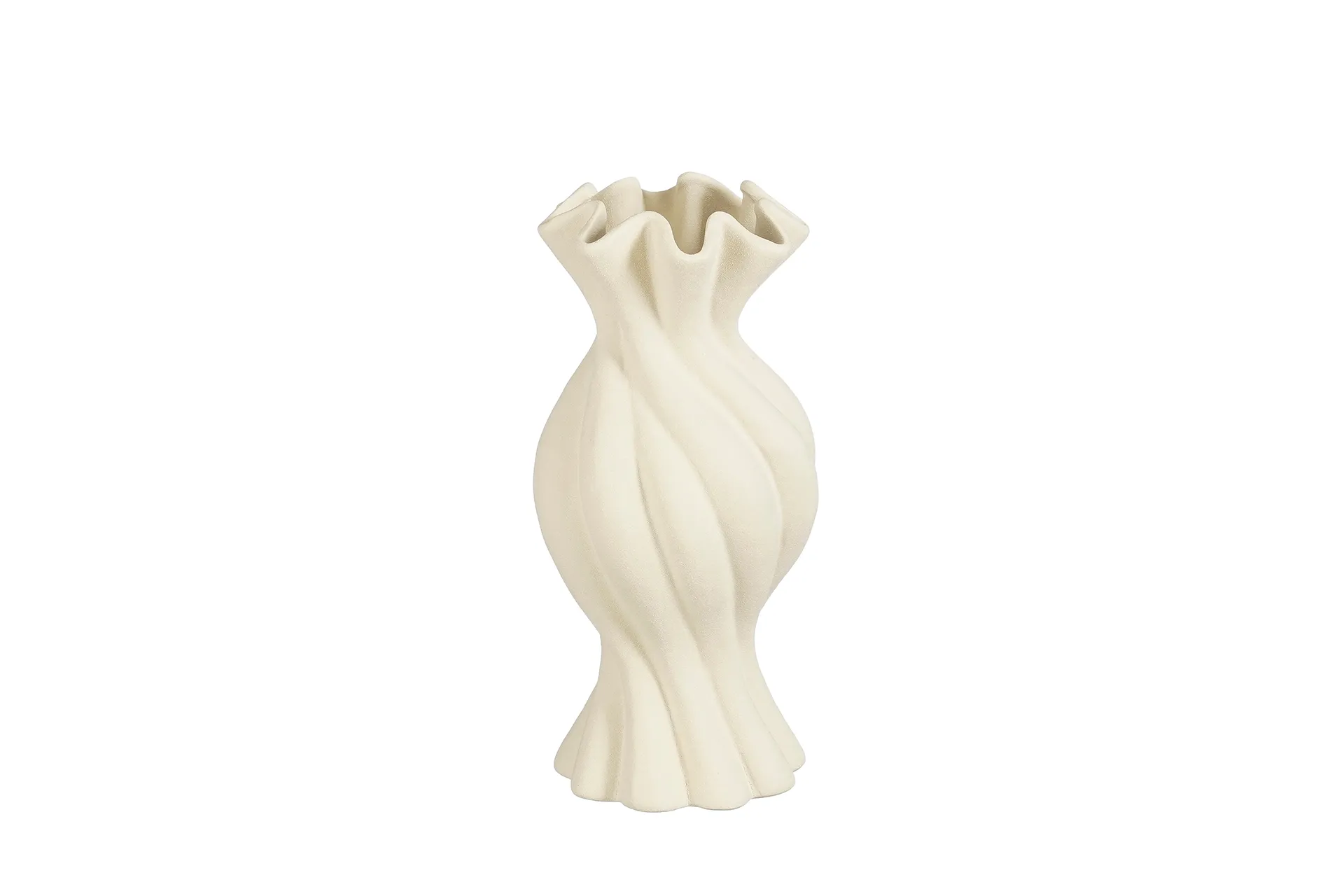 Vase Steph Beige 14 x 14 cm