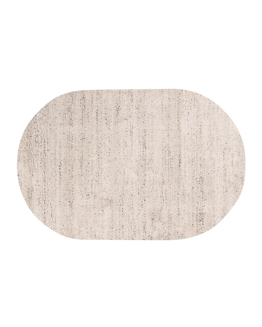 Teppich Bodil hellgrau 160 x 230 cm oval