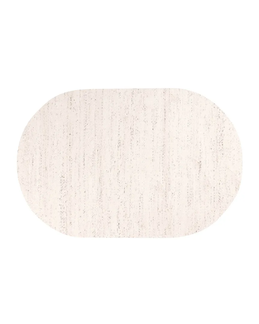 Teppich Bodil weiß 160 x 230 cm oval