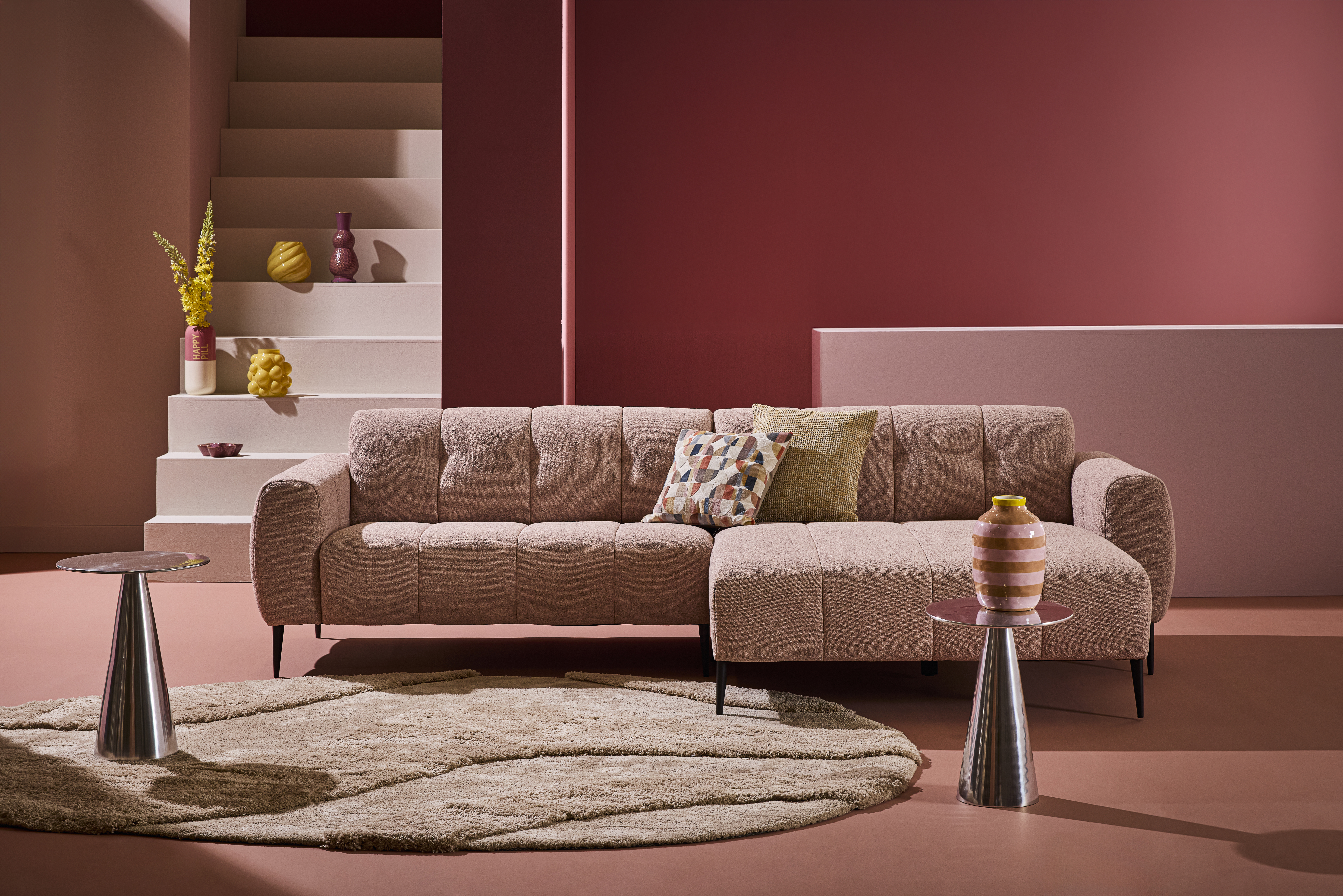 Eckkombination Casena Rosa